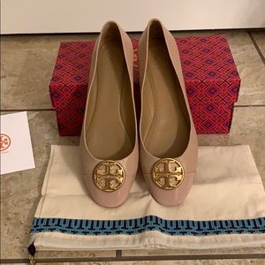 Tory Burch Chelsea Cap-Toe Flat, Goan Sand, Size 7